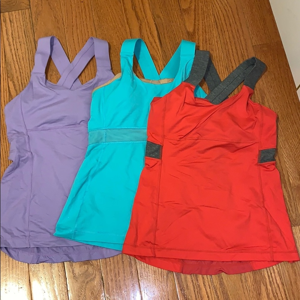 Lululemon Criss cross tanks